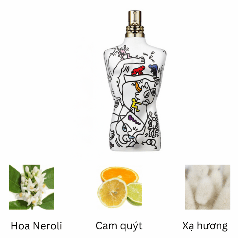 Hương cam chanh, yuzu, hoa cam, neroli và xạ hương, gợi lên sự tươi mát và quyến rũ